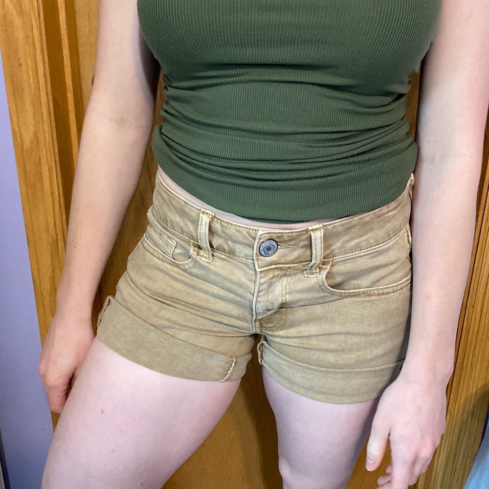 American Eagle Super Stretch Midi Shorts